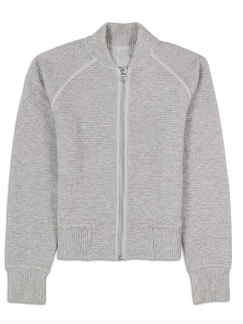 lululemon athletica Light Gray Full-Zip up